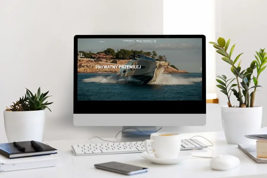 <p>Strona internetowa dla Tesoro Yachts &ndash; luksusowe jachty</p>
